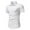 White, variant on Floenr Mens T Shirts,Men's Casual Slim Print Button Lapel Short Sleeve Shirt