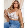 thumbnail image 4 of Plus Size Wire-free Floral Bra, 4 of 5