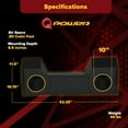 thumbnail image 7 of QPower Dual 10" Underseat Sub Enclosure Box for Dodge Ram Crew Cab & Quad Cab 2019-2025, 7 of 7