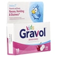 thumbnail image 4 of Gravol Kids, Motion Sickness, Children 2+, Cherry, 15 mg, 18 Tablets, 4 of 5