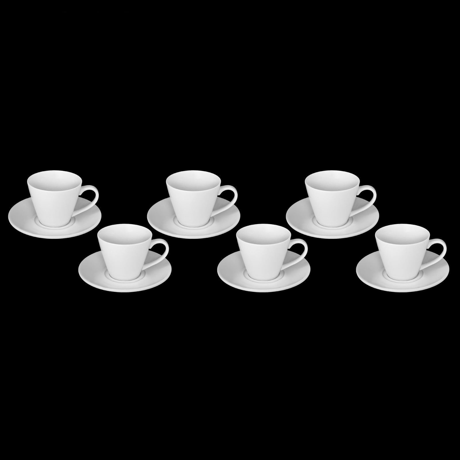 おぶせ白21＆23、ちゃぶだい19〜22の6本セット Set of 6 ] 6 FL OZ | 180 ML TEA CUP & SAUCER White - Walmart.com