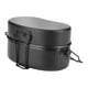 thumbnail image 5 of Lonchera para exteriores 3 en 1, lonchera reutilizable, lonchera portátil para almacenar alimentos Negro, 5 of 9