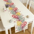 thumbnail image 5 of Eggs Easter Table Runner,Seasonal Spring Floral Kitchen Dining Table Decoration for Home Party Decor, 5 of 6