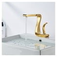 thumbnail image 4 of Basin Faucet Gold Bathroom Faucet Mixer Tap Brass Wash basin Faucet Hot and Cold Sink Faucet New Modern ,360° Swivel Spout, 4 of 7