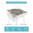 thumbnail image 5 of Quilts Twin XL Size, Boho Blue Soft Comforter Bedding Set for Bed, Retro Tribal Traditional Distressed Printed Lightweight Quilted Bedspread with Pillow Cover(2 Pieces) for All Season, 68x98 Inch, 5 of 6