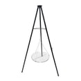 thumbnail image 1 of davian Campfire Tripod Grill Campfire Cooking Equipment Camping Grill Stand Firepit Cooking Rack Iron Steel Stable Construction Easy Assembly Suitable for Hi, 1 of 8