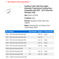 thumbnail image 2 of Auxiliary Cooler Inlet Hose Upper Automatic Transmission Cooling Hose - Compatible with 2007 - 2013 Chevy Silverado 1500 2008 2009 2010 2011 2012, 2 of 2