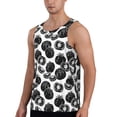 thumbnail image 2 of Pofeuu Hand Drawn Tomatoes Print Men's Workout Tank Tops Sleeveless Muscle Gym Shirt Quick Dry-X-Large, 2 of 7