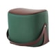 thumbnail image 3 of Taburete otomano de almacenamiento con asa, marco de madera, taburete de maquillaje, reposapiés, taburete de almacenamiento, asiento para armario, Verde, 3 of 8