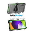 thumbnail image 3 of Njjex Phone Cases for Galaxy A52 4G 5G 6.5", [2 Pack Temerped Glass Screen Protector] Combo Holster Belt Clip [Heavy Duty] [Kickstand] Full-Body Rugged Holster Case (Green), 3 of 9