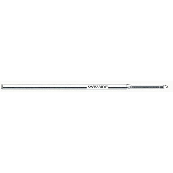 Caran d'Ache Swissride Black Medium Ink refills 6/pk for 888 Infinite Ballpoint Pens