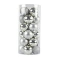 thumbnail image 4 of Bolas colgantes Macarena Navidad plata 24 Uds, 4 of 8