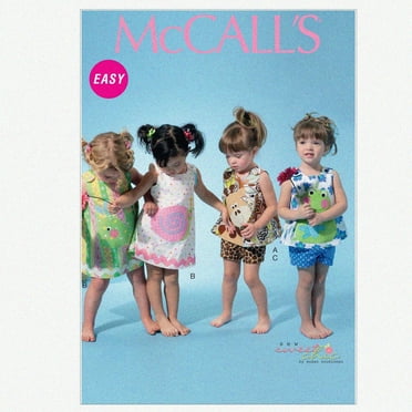 TinyTrends: Infants' Top, Dress, Shorts & Appliqué Set