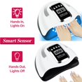 thumbnail image 3 of Lámpara LED UV para secado de esmalte de uñas, máquina de manicura con Sensor inteligente, equipo de Salón de Arte de uñas, 66LED, 3 of 4