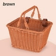 thumbnail image 4 of Bicycle Basket Bike Accessories Multi-purpose Usage Sturdy Double Handles, 4 of 11