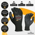 thumbnail image 2 of LINCONSON 12 pack Safety Performance Series Construction Mechanics Work Gloves (XL, Back), 2 of 4