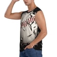 thumbnail image 3 of Balery Baseball Breaking Glass Camisetas sin mangas para hombre, absorbe la humedad y protege contra el mal olor.-Medium, 3 of 7