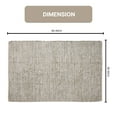 thumbnail image 3 of Home Weavers Avalon Leather Rug Living Room Rug, Machine Washable Area Rugs, Rug For Living Room, Reversible Area Rugs, Kitchen Runner, Indoor Floor Carpet, Easy To Clean, 3' x 5', Silver, 3 of 3