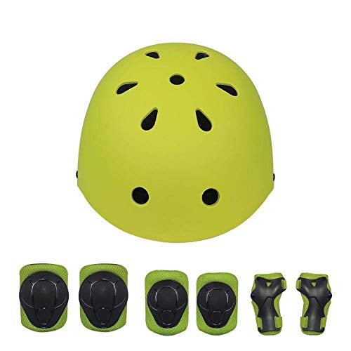 KYVIGOR Kids Helmet W-001 for 5 Age and Older Years Old Boys Girls Helmet Knee Elbow Wrist Pads Protective Gear for Cycling