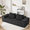 Black, variant on LUXAPA 107" Sofa Couch, Cloud Foam Sofa, Oversized Chenille Couch with Wide Armrests, 3-Seater Deep Seat, No Assembly Required, Compressed Living Room Furniture, Black