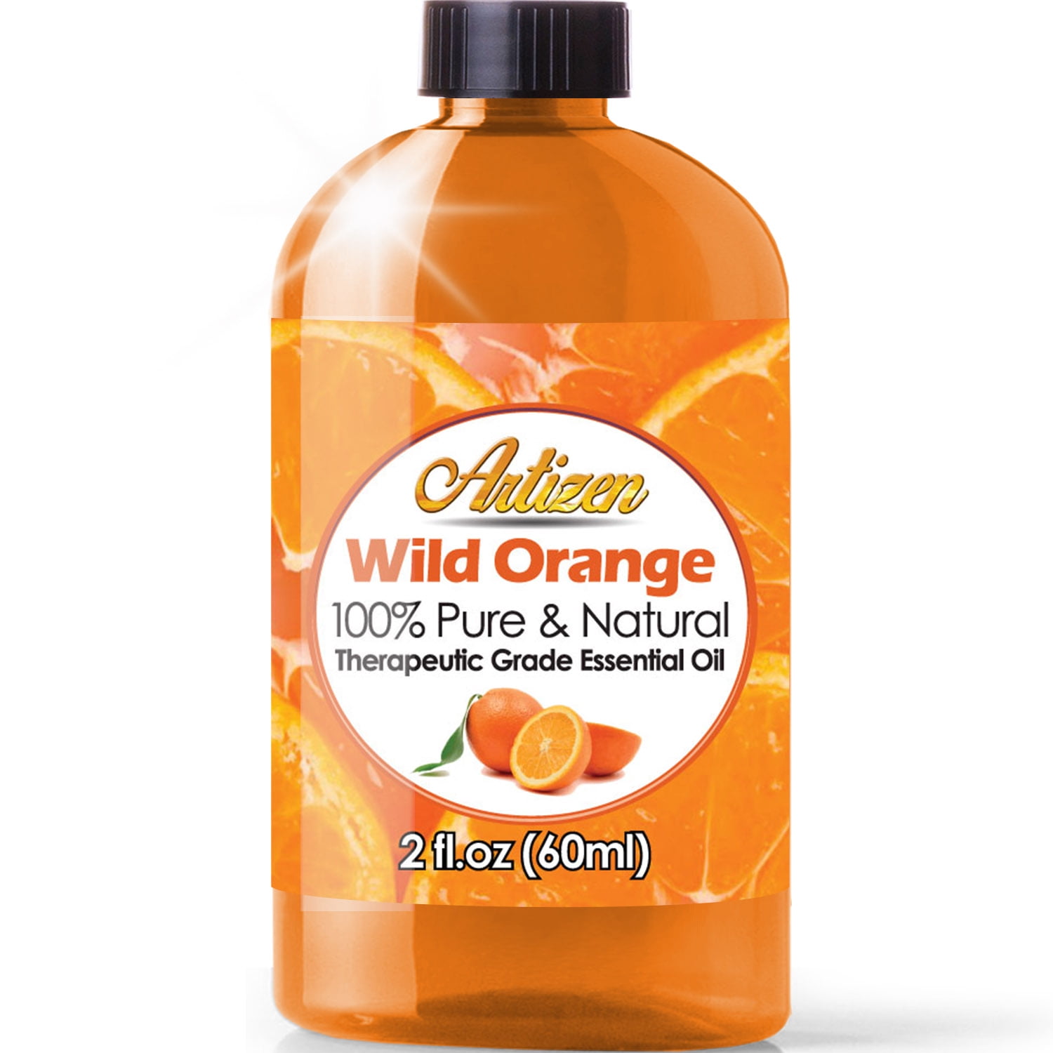 2oz - Artizen Wild Orange Essential Oil (100% Pure & Natural