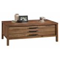 thumbnail image 1 of Pemberly Row Table Basse de Rangement en Chêne Vieilli, 1 of 8
