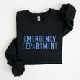 thumbnail image 4 of Emergency Department Sweatshirt – ER Nurse Life Crewneck, Cozy Gift for Her, Emergency Nurse Appreciation, Full Size S–5XL, 4 of 7