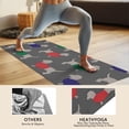 thumbnail image 4 of Dachshund Footprint Hot Yoga Mat Towel Non Slip for Hot Yoga - Quick-Drying Yoga Mat Cover with 4 Corner Pockets with Travel Bag - Hot Yoga Towel Non Slip Grip Moisture Wicking Sweat 70"x26", 4 of 6
