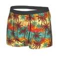 thumbnail image 2 of Wukai Colorful Hawaii Palms Print Men’s Underwear Breathable Boxer Briefs,&nbsp;Moisture Wicking & Breathable-XX-Large, 2 of 7