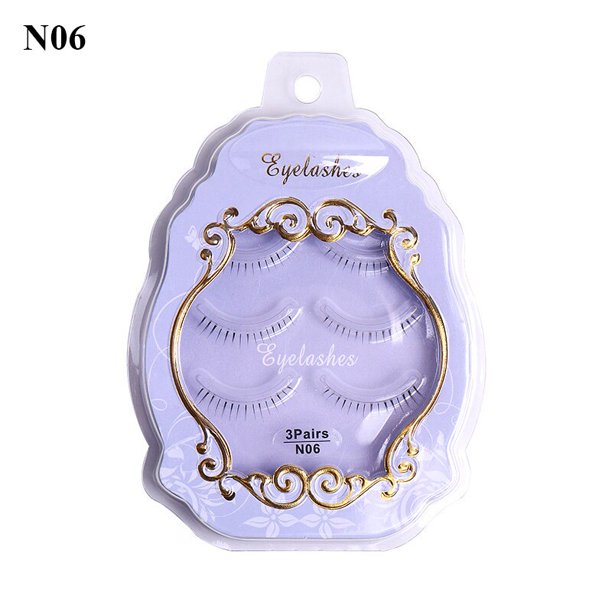 3/5 pares de pestañas postizas pequeño diablo hada manga pestañas cruzadas extensión de pestañas cruzadas pestañas de visón natural maquillaje diario hola suerte unisex