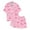 Pink, variant on Luvoko Child Casual Bow Tie Printed Pajamas For Girls New Born Baby Girls Items Clothe Headband Baby Girl 6 Months Clothes Baby Girl Clothes Months Winter Baby Girl Wrap Blanket Heart Pant Toddler 6