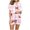 Watermelon Red 02, variant on Yievot Womens Pajama Sets 2 Piece Graphic Print Button Down Short Sleeve Pj Set Summer Soft Sleepwear Loungewear