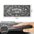 thumbnail image 4 of Deconovo Dark Gray Anti-Fatigue Kitchen Mat - Non-Slip Waterproof Comfort Standing Rug for Kitchen & Office, 0.47" Thick PVC, 17" x 40", 4 of 7