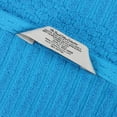 thumbnail image 5 of Superior Soho Ribbed Cotton 6-Piece Assorted Towel Set, Azure, 5 of 9