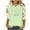 4-Green, variant on Cavosen Happy Easter Womens Tops 3/4 Sleeves for Summer Bunny Print Pullover Blouse Raglan Sleeve Crewneck Festival Shirts Vacation Holiday T Shirts Casual Dressy Tees Blue L