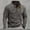 B_ Gray, variant on Men's Vintage Stand Collar Fleece Sweatshirt Stylish 2025 Fall Winter Button Up Long Sleeve Pullover Outerwear Tops Gray S