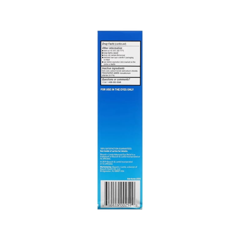 Bausch + Lomb Advanced Eye Relief Wash, 4oz, 2-Pack photo 6