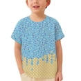thumbnail image 4 of WhouRiu Boys Ice Cream Graphic Tees Kids Short Sleeve Crew Neck Tshirt Comfortable Cute Casual Summer T Shirts,8-9 Years, 4 of 4