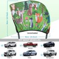 thumbnail image 2 of xianyou-Car Window Sun Shades for Baby Forest Animals Pattern Rear Side Window Sun Shade 2 Pack Blocks Sun Glare and UV Rays Super Stretchy Mesh Mosquito Net Curtain Protects Baby Kids and Pets, 2 of 4