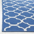 thumbnail image 3 of SAFAVIEH Montauk Nelson Geometric Cotton Area Rug, Blue/Ivory, 5' x 8', 3 of 6