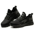 thumbnail image 1 of Chaussures de Travail en Acier pour Hommes, Chaussures de Protection Anti-Effraction et Anti-Perçage Noir, 1 of 4