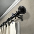 thumbnail image 2 of Cornelia 13/16" Bay Window curtain rod 20"-36", 38"-72" - Black,(ABay-87-2), 2 of 4