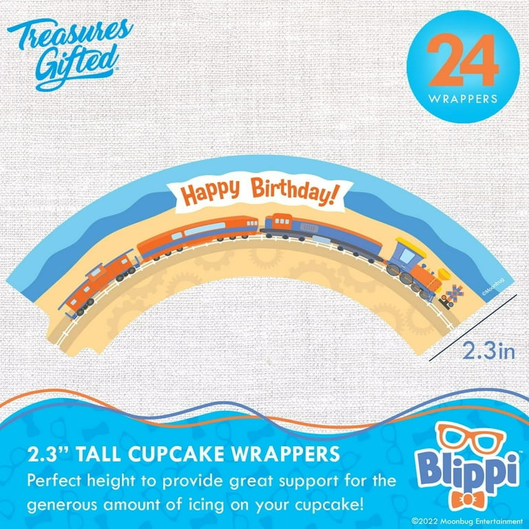 Blippi Kids Learning Games Edible Cake Toppers Physical Product (Shipped To Your Door) / 7x11 In. Rectangle - Foto 7