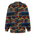 thumbnail image 5 of Qiopertar Chandail en Molleton à Manches Longues Imprimé Col Rabattu Fermeture Éclair Mode Décontractée pour Femmes Blouse Offres de la Semaine Liquidation à Moins de 5$ jusqu'à 90 % de Réduction, 5 of 5