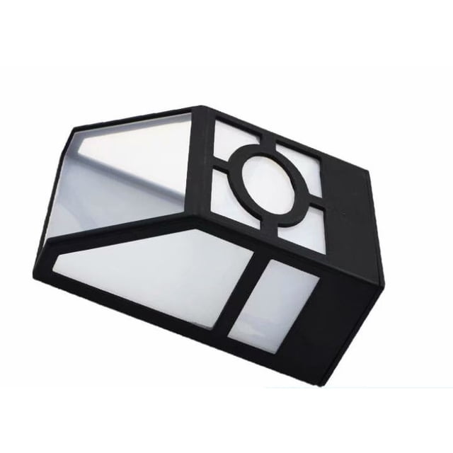 Retro Solar Lamp Wall Lamp LED Panel Solar Lamp Wall Lighting Rainproof Outdoor Wall Lamp, Warm White