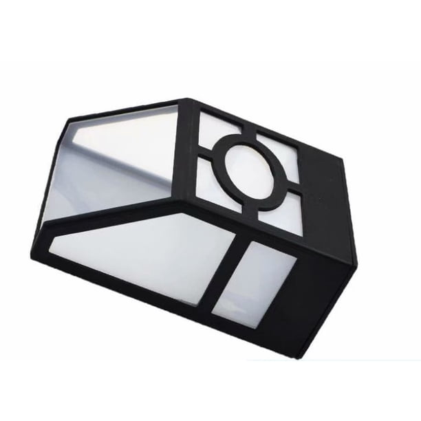 Retro Solar Lamp Wall Lamp LED Panel Solar Lamp Wall Lighting Rainproof Outdoor Wall Lamp, Warm White