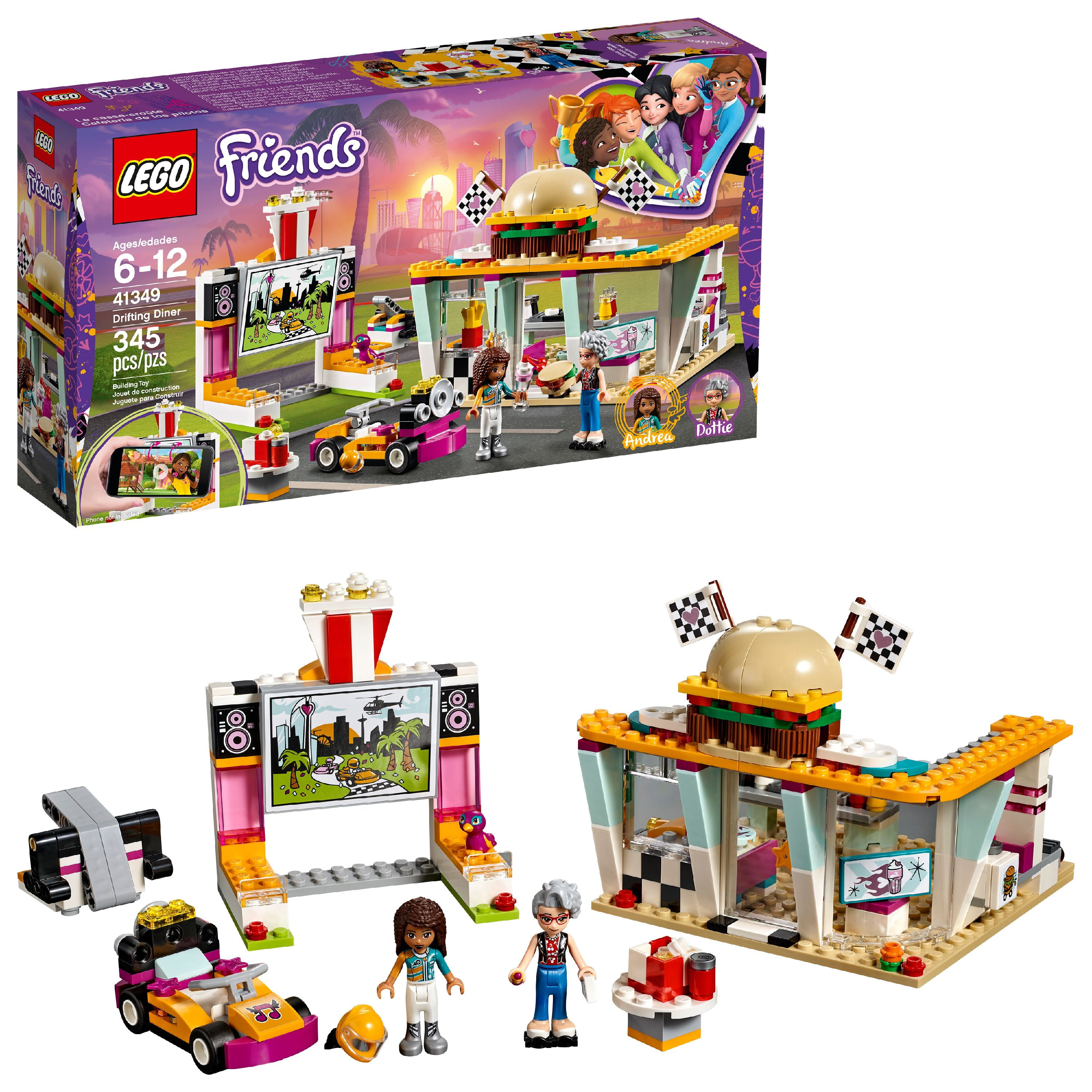 LEGO Friends Drifting Diner 41349 Building Set (345 Pieces ...