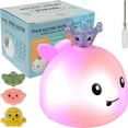 thumbnail image 1 of Kit de Jouet de Bain Baleine pour Bébé avec Arroseur Lumineux Coloré Jouet de Baignoire, 1 of 8