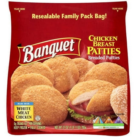 Banquet Bq Chicken Breast Patties