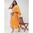 thumbnail image 6 of Pannkh Women's Brocade Jaquard Festive Kurta With Dupatta And Matching Pants, 6 of 9